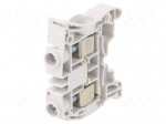 Splice terminal: rail | Entrelec | 600V | for DIN rail mounting