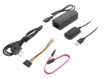 USB to SATA adapter | IDE plug,SATA plug,USB A plug | USB 2.0