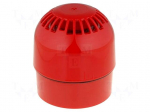 Signaller: sound | siren | 9&divide;60VDC | 106dB | Sonos | IP65 | red