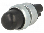 Switch: push-button | Pos: 2 | SPST-NO | 60A/12VDC | black | SB | on panel