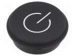 Button | round | &Oslash;21mm | black | 09