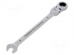 Wrench: combination spanner | rattle,with joint | 8mm