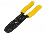 Tool: multifunction wire stripper and crimp tool