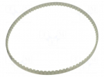 Timing belt | AT5 | W: 6mm | H: 2.7mm | Lw: 420mm | Tooth height: 1.2mm