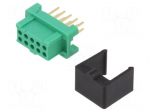 Connector: wire-wire/PCB | socket | female | PIN: 10 | Gecko | 2A | 450V