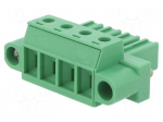 Connector: pluggable terminal block | plug | female | 20A | 300V | 1x4