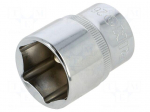 Socket | socket spanner | HEX 26mm | 1/2" | Socket bit length: 42mm
