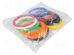 Filament: multipack | &Oslash;: 1.75mm | Kit: PLA | 12pcs | L: 10m