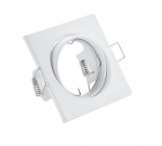 Trio Jura recessed spotlight GU10 matt white square gaismeklis 650000131 4017807376203