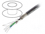 Wire | 3x2x24AWG | stranded | Cu | Insulation: PVC | chrome | RS485 | 30m