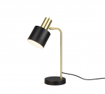 Trio Adam table lamp E14 matt black/matt brass gaismeklis R51041080 4017807133813