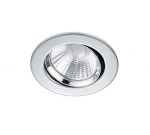 Trio-Lighting Pamir LED chrome round griestos iebūvējams gaismeklis