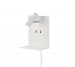 Trio Element LED sienas lampa matt white  222570231 4017807399875