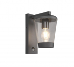Trio Cavado sienas lampa E27 anthracite motion sensor  211069142 4017807506198
