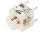 Contact block | IP00 | Contacts: NC x2 | AC load @R: 1.5A/250VAC
