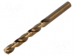 Drill bit | for metal | &Oslash;: 10.5mm | high speed steel cobalt HSS-Co