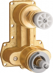 Thermostatic flush-mounted BOX body with shower switch
