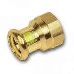 Gāzes Cu-PRES pāreja 18x1/2"F SANHA-Press&reg; Gas pāreja iek&scaron;ējā vītne (F), 11270g