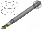 Wire | LiYCY-TP | 2x2x22AWG | shielded,tinned copper braid | PVC
