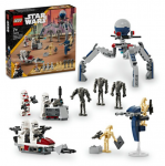 LEGO 75372 Clone Trooper & Battle Droid Battle Pa Constructor