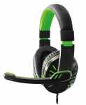 K&otilde;rvaklapid // Headphones On-Ear // EGH330G Słuchawki z mikrofonem dla graczy Crow zielone