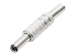 &Uuml;hendused // Different Audio, Video, Data connection plug and sockets // 3298# Wtyk dc 2,5/5,5 /14 metal