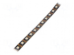 Programmable LED tape | RGBW | 5050 | LED/m: 60 | 12mm | black PCB | IP20