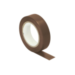 Uued tooted // Zestaw 10 taśm izolacyjnych 15mm, brązowa, uniepalniona, grubość 0,13mm, długość 10m