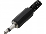 &Uuml;hendused // Different Audio, Video, Data connection plug and sockets // 1162# Wtyk jack 3,5 mono plastik