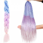 Isikliku hoolduse tooted // Personal hygiene products // Włosy syntetyczne warkoczyki ombre Soulima 23577