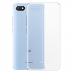 Back panel cover Evelatus Xiaomi Redmi 6A Clear Silicone Case 1.5mm TPU Transparent