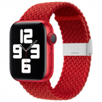 Strap iLike Apple Watch 42/44/45mm Braided Fabric Strap Red