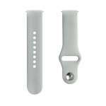 Strap Evelatus 20mm Silicone Loop Watch Straps (S/M 110mm) Gray