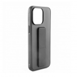 Back panel cover iLike Apple iPhone 13 Silicone Case with stand Black