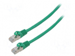 Patch cord | F/UTP | Cat: 6 | RJ45 plug,both sides | stranded | CCA | 10m