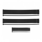 Isoleerlindid ja teibid // Kaablisidemed // Opaski zaciskowe EXTREME czarne, zestaw 2.5 x 100 mm, 3.6 x 150 mm, 4.8 x 200 mm po 25szt