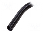 Protective tube | polyetylene | black | &Oslash;int: 31.8mm | Package: 15.24m