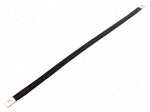 Braids | insulated earthing tape | W: 14mm | 10mm2 | &Oslash;1: 7mm | &Oslash;2: 7mm
