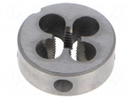 Threading die | M7 | 1 | &Oslash;: 25mm | Thk: 9mm | high speed steel | 6g