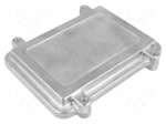 Enclosure: multipurpose | X: 112mm | Y: 152mm | Z: 30mm | aluminium | IP67