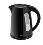 Teapot Camry  Kettle CR 1255  Standard, Plastic, Black, 2200 W, 360&deg; rotational base, 1.7 L