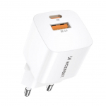 Adapter Wozinsky  Wozinsky CMWCW 20W USB-C / USB-A wall charger - white