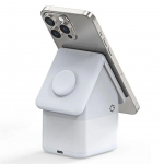 Adapter Duzzona  Duzzona W20 15W 4in1 inductive charger for iPhone / AirPods / Apple Watch with night lamp - white