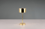 Trio Jeff LED table lamp polished brass rechargeable gaismeklis R59151103 4017807598933