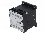 Contactor: 4-pole | NO x3 + NO | 230VAC | 9A | for DIN rail mounting