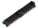 Connector: PCB to PCB | socket | male | PIN: 104 | QMS | vertical | SMT