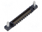 Connector: PCB to PCB | socket | male | PIN: 80 | SEAM | straight | 2.7A