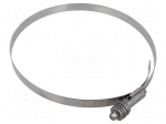 Worm gear clamp | walk-in coolers | W: 16mm | Clamping: 210&divide;232mm
