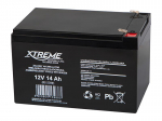 Patareisid, akusid ja laadijaid // Battery 12В, 6В, 4В pliihappega suletud AGM VRLA // 82-239# Akumulator żelowy 12v 14ah xtreme 152x100x95_6,5