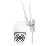Riff RF-0313 Smart Home 2.4GHz Wi-Fi 4MP OUTDOOR Security Camera with Auto tracking White
